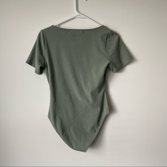Oak + Fort green cotton bodysuit - Picture 3 of 5